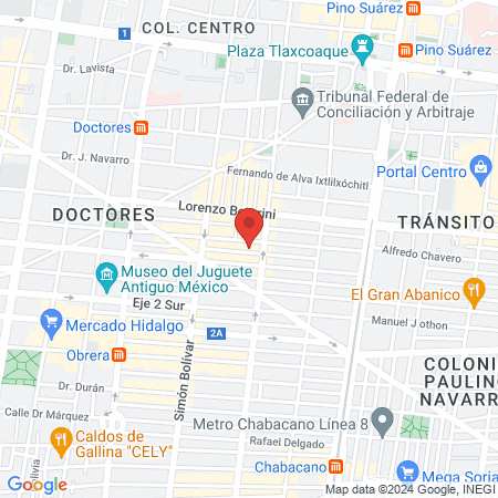 Barber shop olvera map