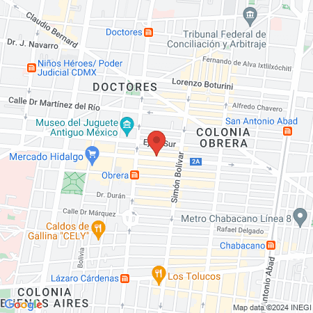 Barber Shop Tetos map