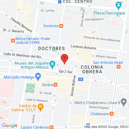 CLINICA DEL SAGRADO CORAZON map