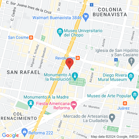 JM hair professional studio map