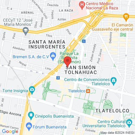 Salón de belleza unisex STELLA map