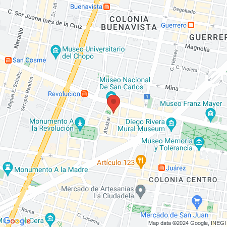 Pérez López Ana Leticia map