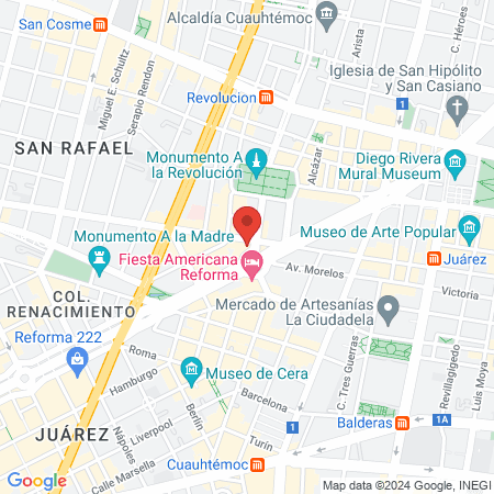 Bienestar Infinito Spa map