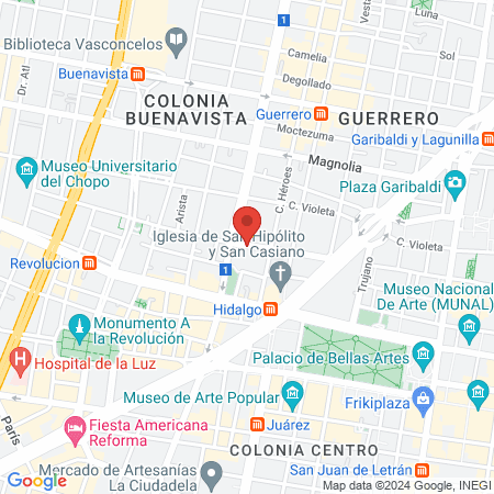 TOXIC Barber and beauty salon map