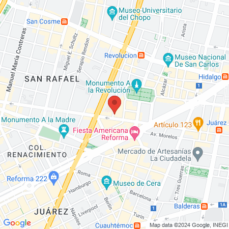 Consejo de certificación Asociación Dental Mexicana map