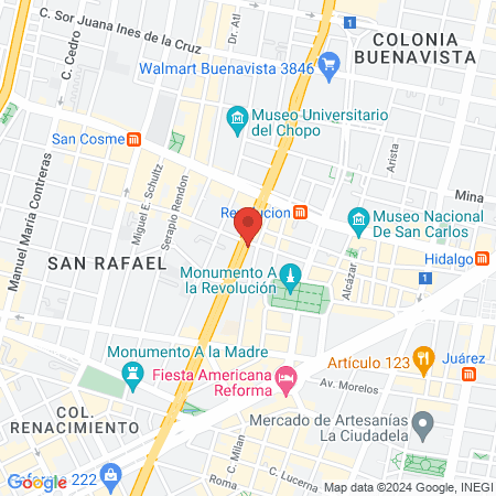 Revolución Dental map