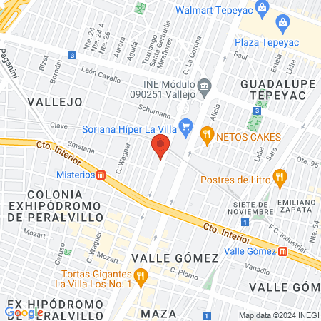 Pedicuristas y Podólogos map