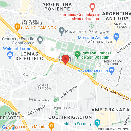 New dental de México S.A. de C.V. map