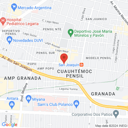Gimnasios Urbanos 152 map