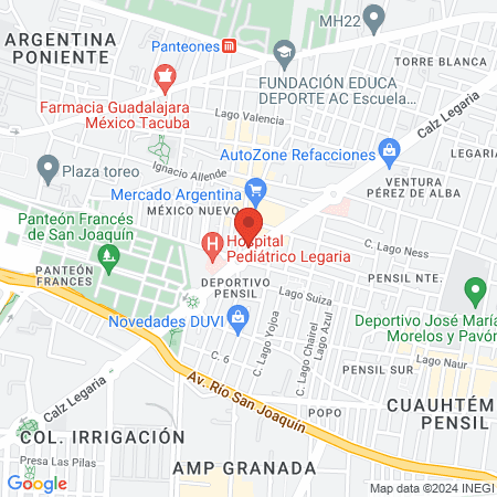 Podología Odent Legaria map