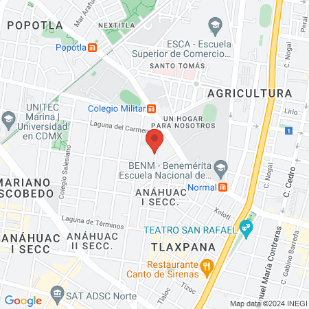 Barbería Venus-Venom map