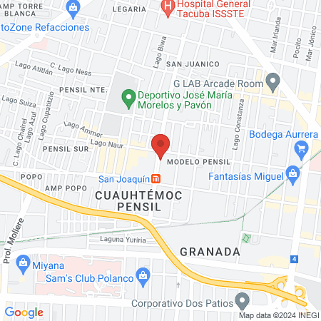 Mozaa San Joaquín Salón de Belleza y Spa map