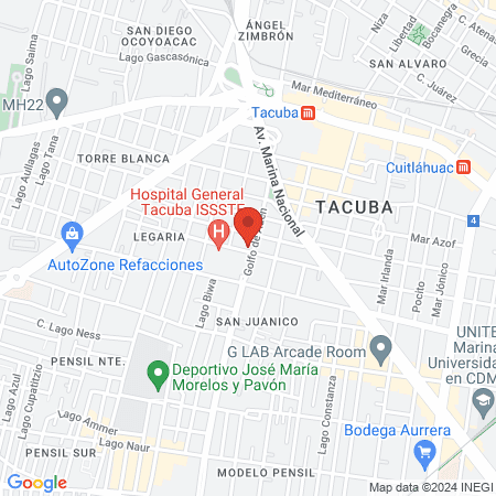 PERICUDISTA Y QUIROPEDISTAS map