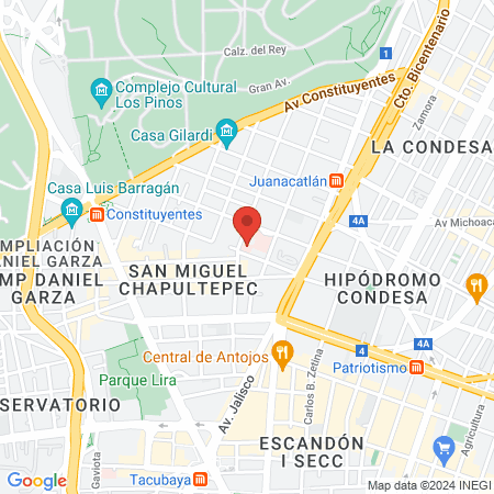 Dr. Ernesto Lozano Sabido map