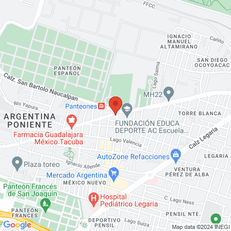 Podologos Especializados map