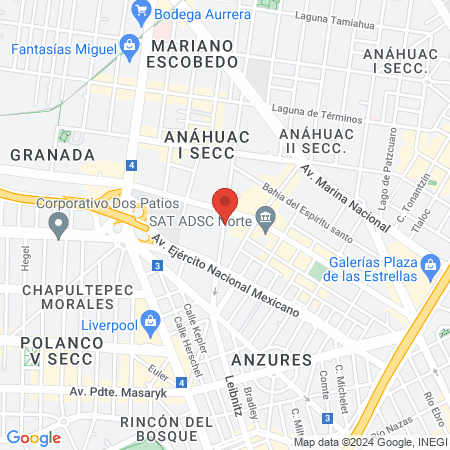 Go Vegan Paso Polanco map