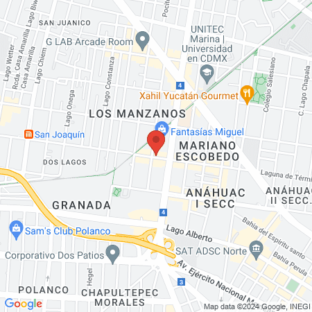 Psiquiatra en Polanco map