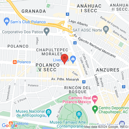 Orangetheory Fitness Polanco map