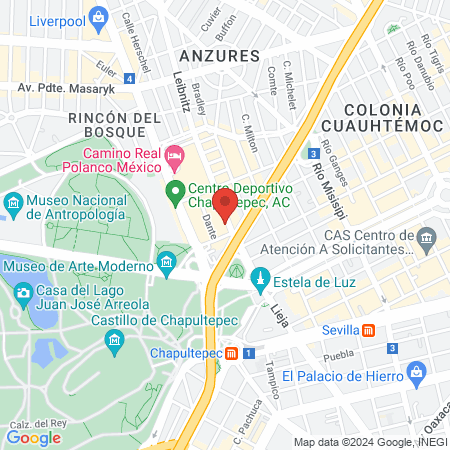 Dr Castellanos Avendaño Alfredo map