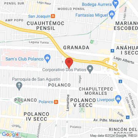 Dentista en Polanco map