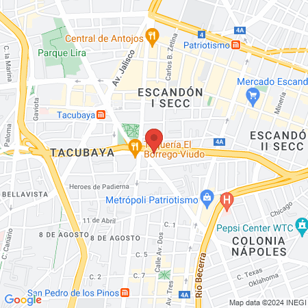 Dr. Rogelio Estrada map