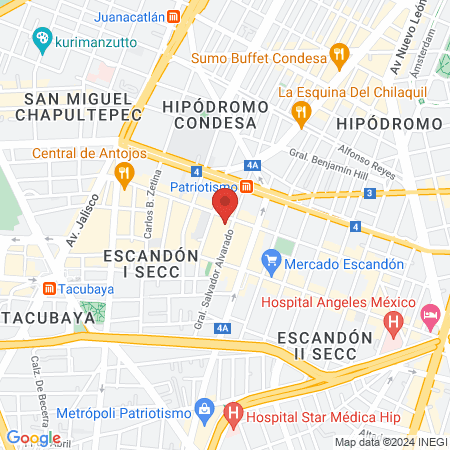 Dr. Alberto Pacheco Psiquiatra CDMX map