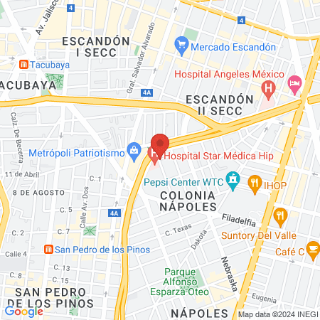 Dr. Ricardo Villalpando Canchola map