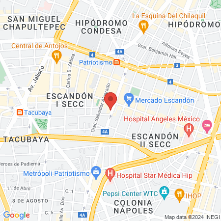 Veterinaria MEBA map