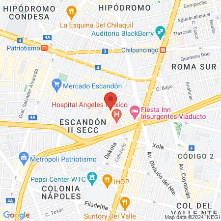 Mascarillas & Faciales map