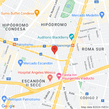 Dharma Condesa Barbería map