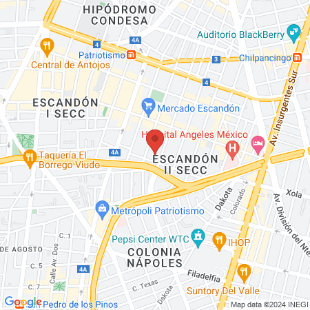 Dr. Edgar Montes de Oca Durán map