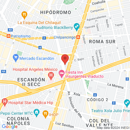 Dra. Carole Carapaica map