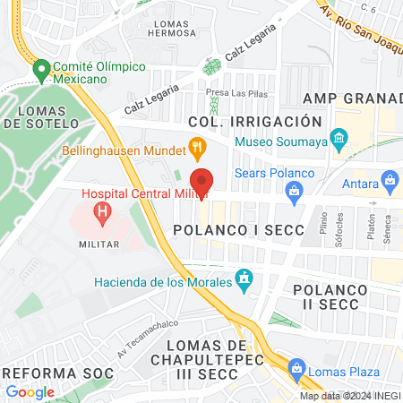 Dra. Shirley De Brito map