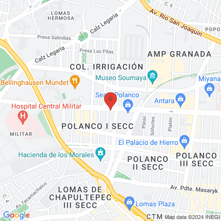 Dra. Margarita María Virgen Cuevas map