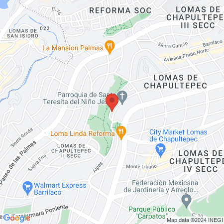 Dr Alejandro Rodríguez Báez map