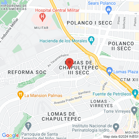 Skin Institute Clínica Dermatológica map