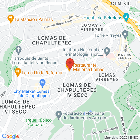 Consultorios dentales del Sector Privado map