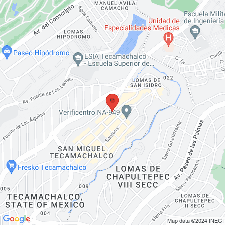 Odontología Integral Dr. Yuridia Morales map