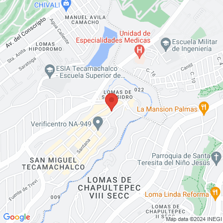 Dra. Anna Paola Carvallo Thomé, Médico Internista map