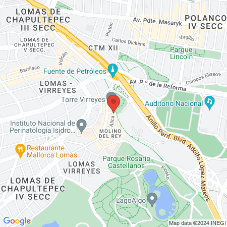 Dr. Alejandro Miravete, Ortopedista map