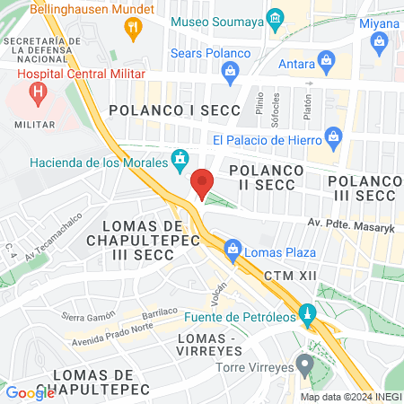 Body Fitness Pilates Reformer Studio Polanco map