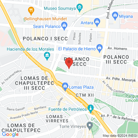 Dra. Valentina Guzmán Duclaud, Psiquiatra map