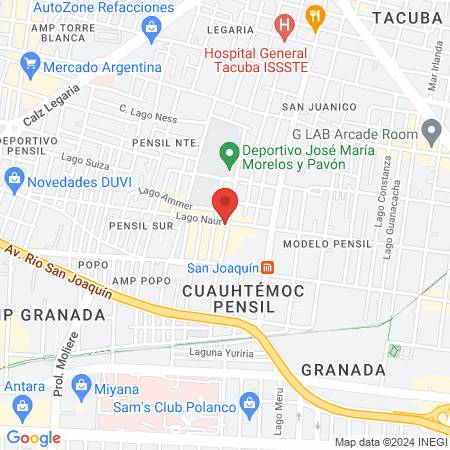 Estética Virgo's map