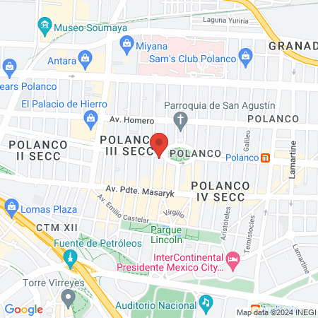 Oftalmólogo Polanco | Dra. Ivette García map