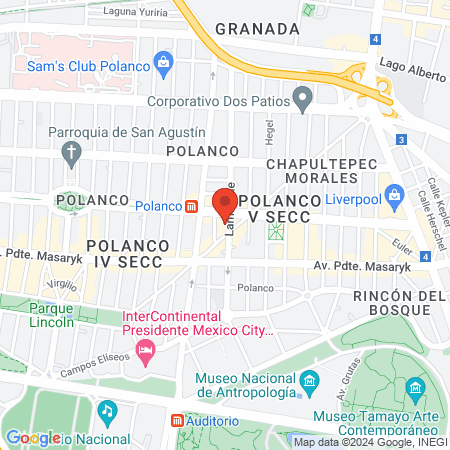 Ponte Linda Polanco map