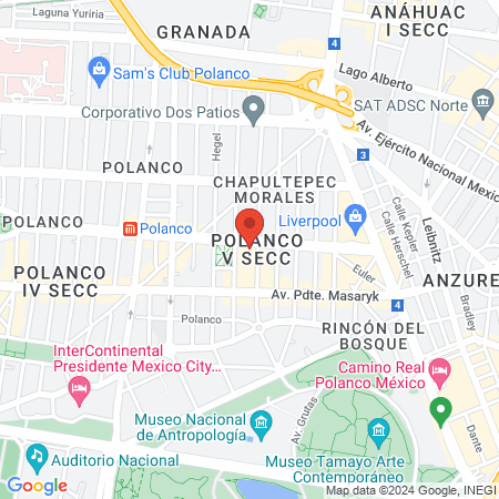 3D Lashes Polanco map