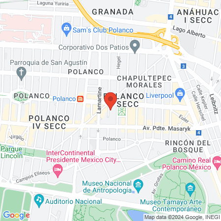 Urbanskin Polanco map