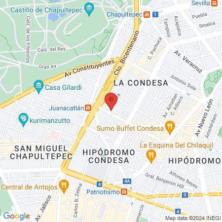 Ultra Nails Condesa map