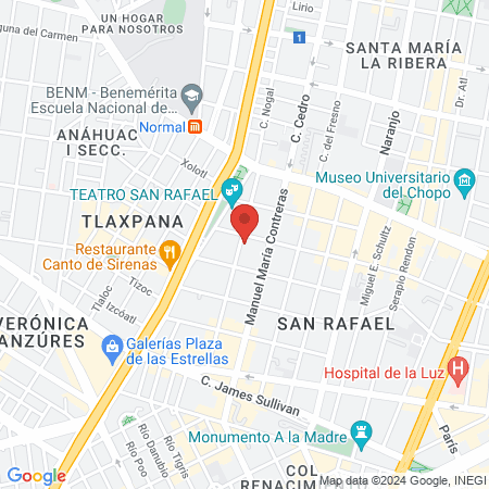 Dr. Martín Soberano map