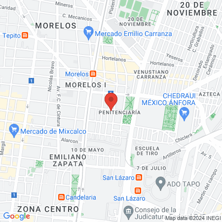 Estetica Luna de Moda map